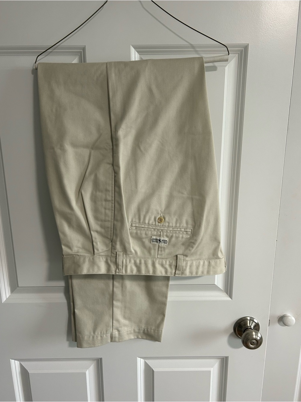 Polo Ralph Lauren Men's Khaki Dress Pants - Classic Straight Fit 38/32
